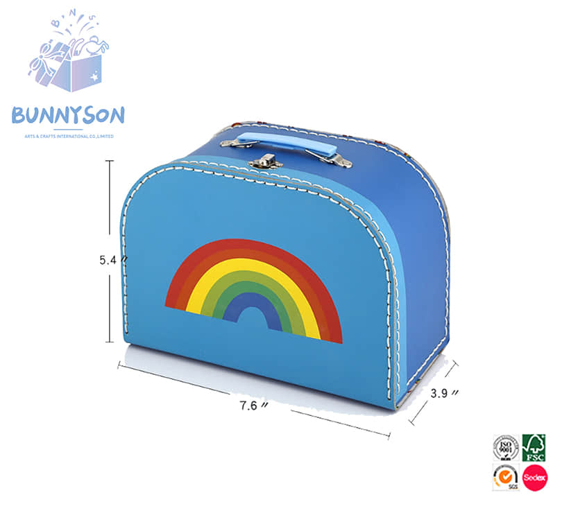 Baby rainbow suitcase package boxes